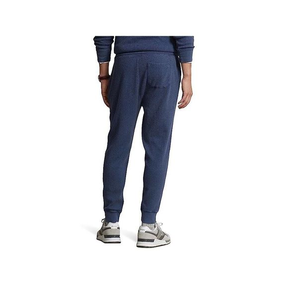 Polo Ralph Lauren Men's Sz Medium Clancy Blue Waffle-Knit Jogger Pants - Picture 2 of 12